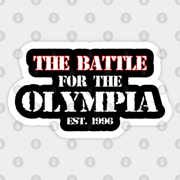 The Battle for the Olympia Sticker by JasonVoortees